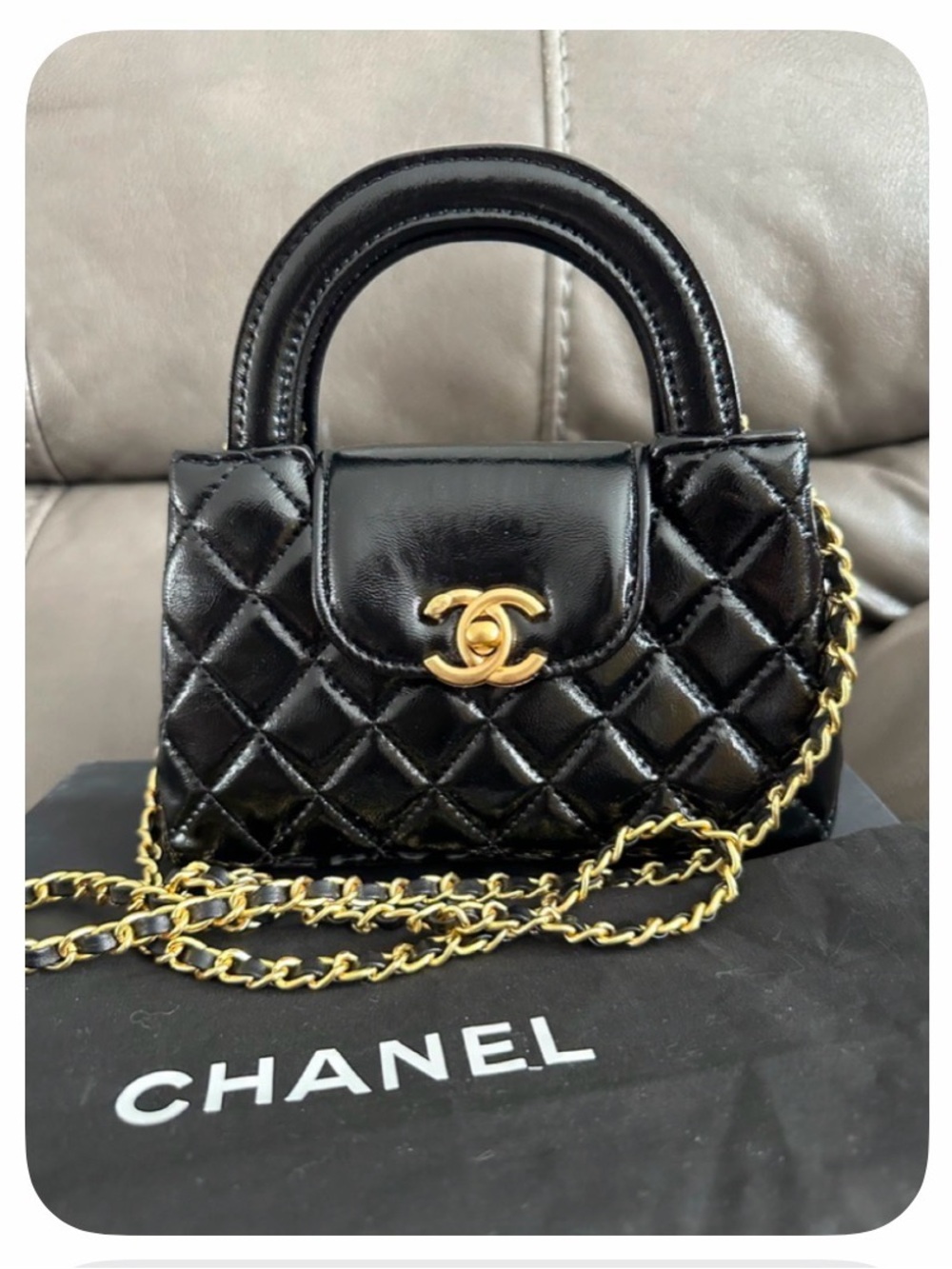 Quilted Calfskin Crossbody Bag